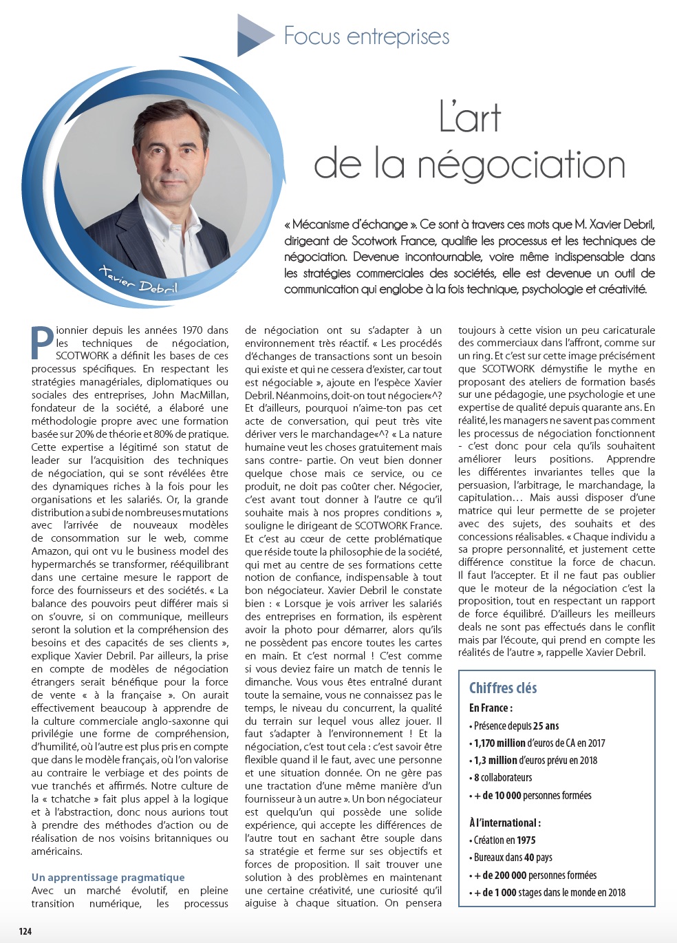 Scotwork à l’honneur dans la presse.