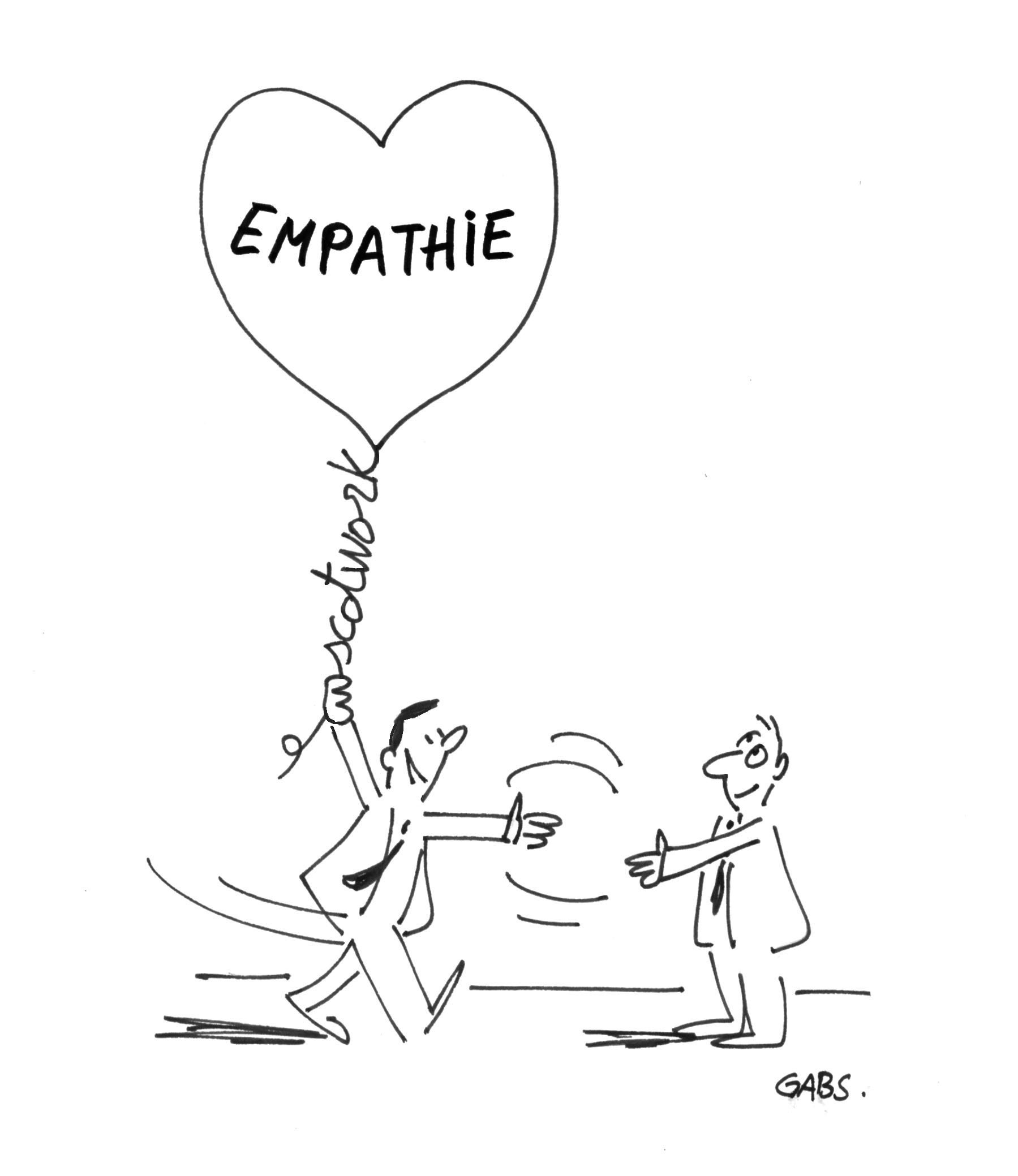 Le dessin du mois : l’empathie.