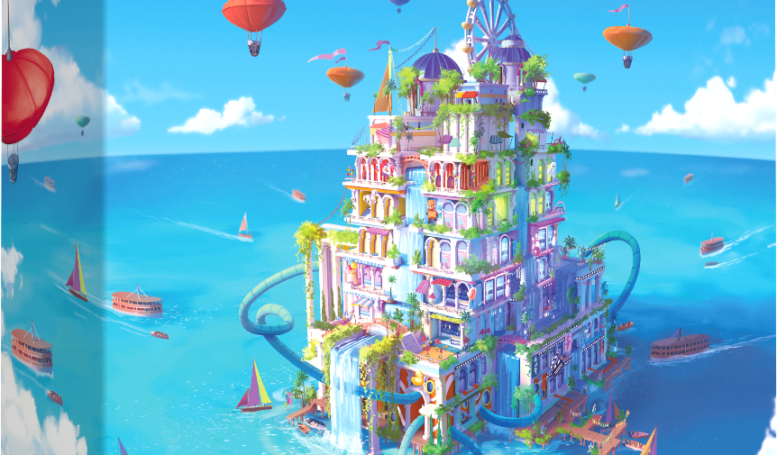 Un jeu de négociation dingue : Waterfall Park